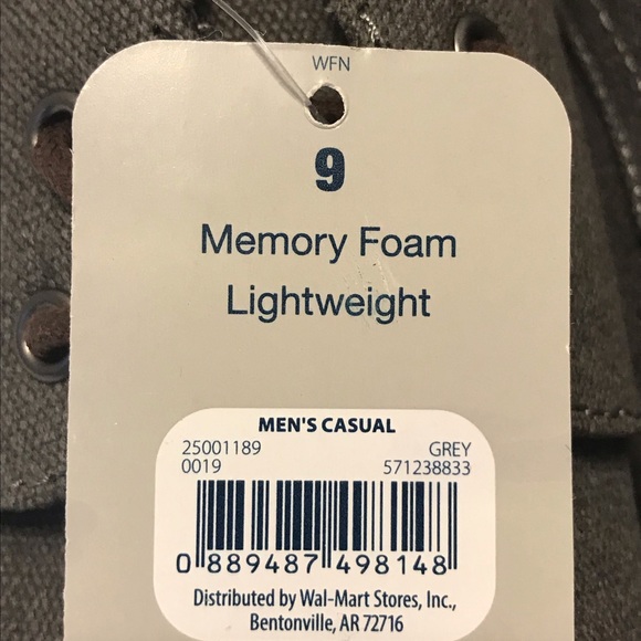 George Men's Memory Foam Lightweight Oxford Shoes - Picture 6 of 6